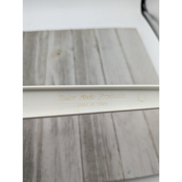 Tailor Made Products #2 White Nylon Plastic Slotted Spoon Fork Spork 11 1/2" - Picture 7 of 8